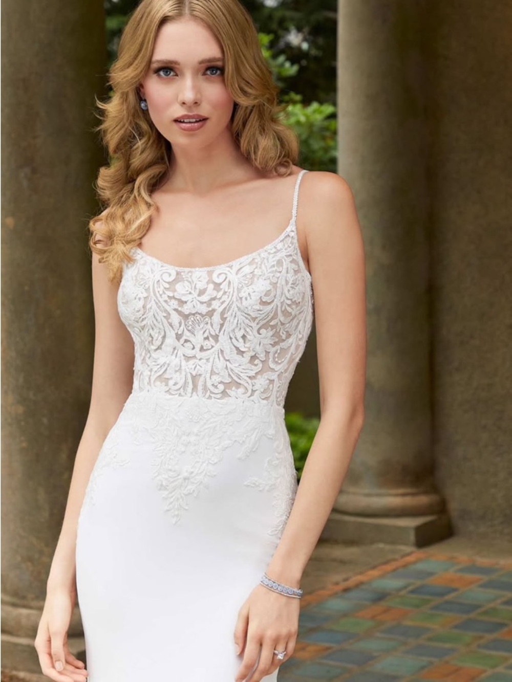 NWT Morilee Wedding Dress Sheer Lace Bodice